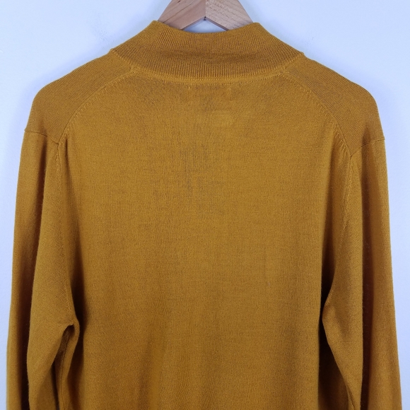 Club Room Merino Wool Quarter Zip Pullover Sweater - Picture 6 of 8